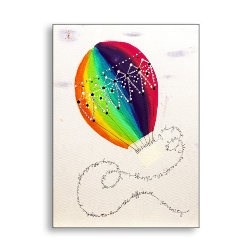 Serenity A7 Folded Card