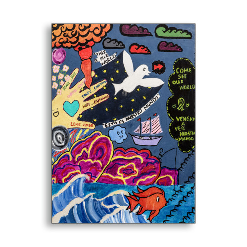 Come See Our World A7 Folded Card