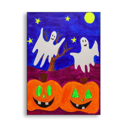 Goofily Spooky A7 Folded Card