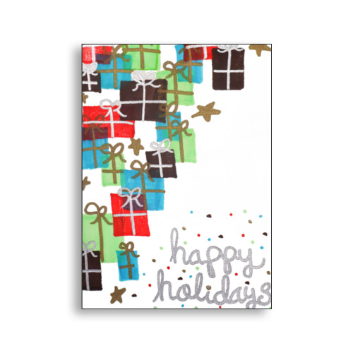Happy Holidays by Carrington A7 Folded Card