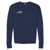 Thumbnail image for Bella + Canvas Navy Fleece Crew