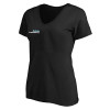 Thumbnail image for Womens Plus Black V Neck T Shirt