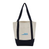 Thumbnail image for Mini Black Recycled 8oz Cotton Canvas Tote