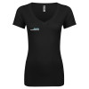 Thumbnail image for Next Level Womens Black Ideal V Tee