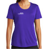 Thumbnail image for Womens Purple Performance Tee
