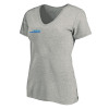 Thumbnail image for Womens Plus Heather Grey V Neck T Shirt