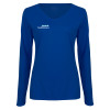 Thumbnail image for Womens Royal Long Sleeve V Neck Tee 