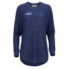 Thumbnail image for Boxercraft Womens Navy Heather Cuddle Oversized Crew