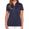 Thumbnail image for Callaway Womens Navy Tulip Sleeve Zip Polo