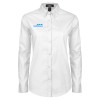 Thumbnail image for Womens White Twill Button Down Long Sleeve