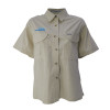 Thumbnail image for Womens Khaki Fishing Shirt Performance Short Sleeve 