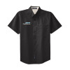 Thumbnail image for Black Twill Button Down Short Sleeve