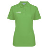 Thumbnail image for Womens Silk Touch Lime Green Pique Polo