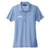 Thumbnail image for TravisMathew Womens Classic Blue Heather Oceanside Polo