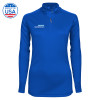 Thumbnail image for Syntrel Womens Royal Interlock 1/4 Zip
