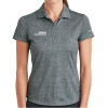 Thumbnail image for Nike Womens Charcoal Dri Fit Crosshatch Polo