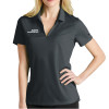 Thumbnail image for Nike Womens Charcoal Dri Fit Micro Pique Polo