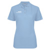 Thumbnail image for Womens Silk Touch Light Blue Pique Polo