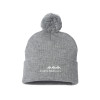 Thumbnail image for Sportsman Heather Grey Pom Pom Cuffed Beanie