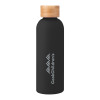 Thumbnail image for Blair Black Stainless Steel Bottle w/ Bamboo Lid 17 oz