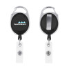 Thumbnail image for Black Oval Retractable Badge Holder w/Clip