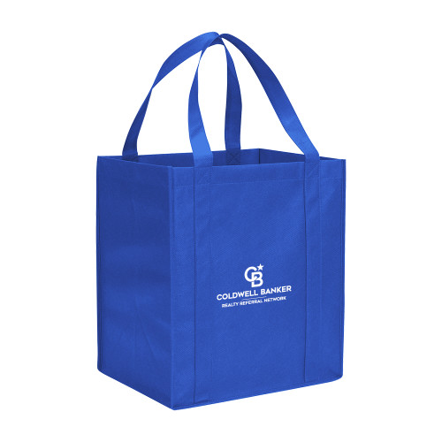 Non Woven Royal Grocery Tote-Realty Referral Network Framed Logo