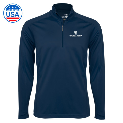 Syntrel Navy Interlock 1/4 Zip-Realty Referral Network Framed Logo