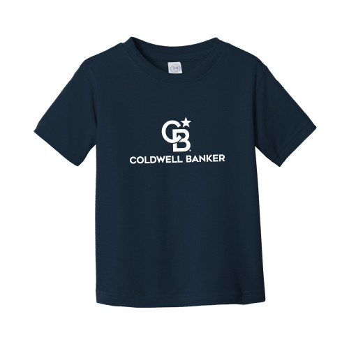 Toddler Navy T Shirt-Monogram Vertical Single