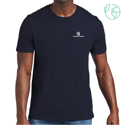 Allmade Navy Organic Cotton Tee-Monogram Vertical Single