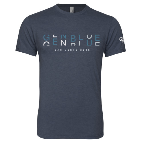  Next Level Navy Triblend Tee - GEN BLUE Las Vegas 2025