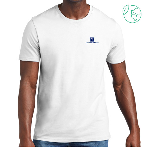 Allmade White Organic Cotton Tee-Framed Vertical Single
