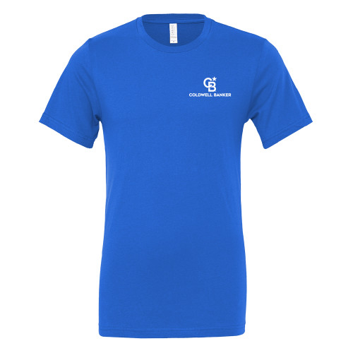 Bella + Canvas Royal Jersey Cotton T Shirt-Monogram Vertical Single