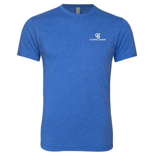 Next Level Royal Triblend Tee-Monogram Vertical Single