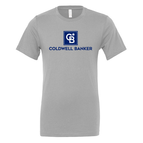 Bella + Canvas Ash Grey Jersey Cotton T Shirt-Framed Vertical Single