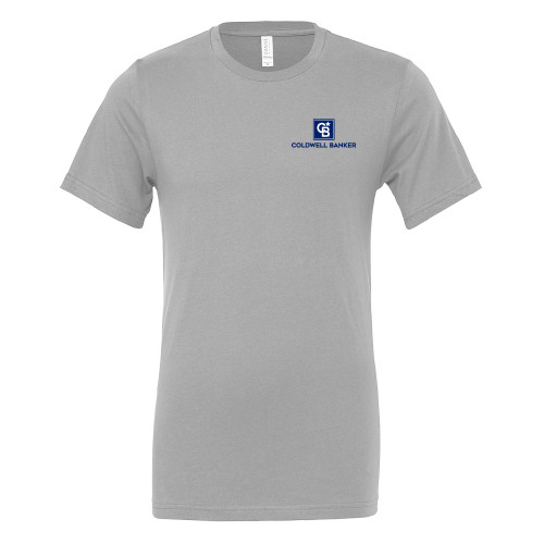 Bella + Canvas Ash Grey Jersey Cotton T Shirt-Framed Vertical Single