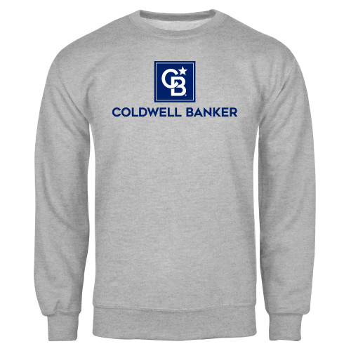 Grey Fleece Crew-Framed Vertical Single