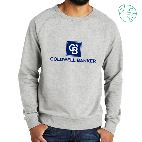 Allmade Light Grey Organic French Terry Crewneck Sweatshirt-Framed Vertical Single