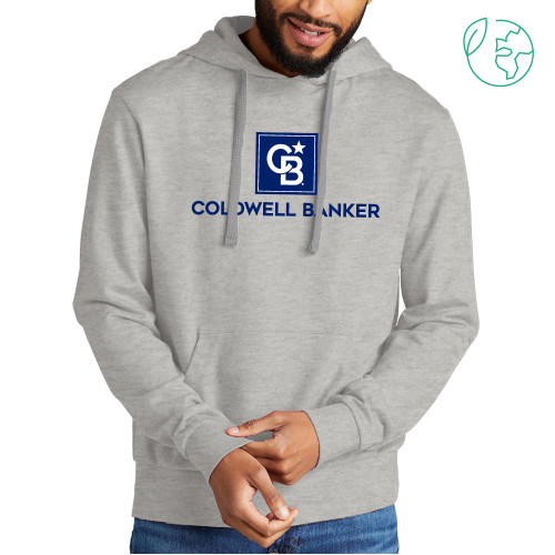 Allmade Light Grey Organic French Terry Pullover Hoodie-Framed Vertical Single