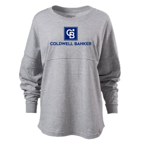 Boxercraft Womens Oxford Grey Heather Pom Pom Jersey Tee-Framed Vertical Single