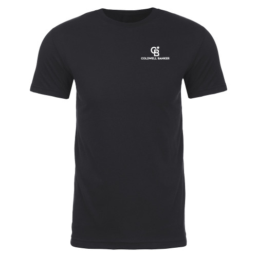Next Level Black Suede Tee-Monogram Vertical Single
