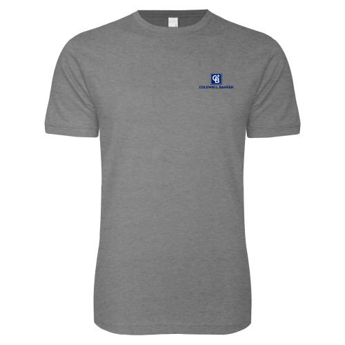 Next Level Heather Grey SoftStyle T Shirt-Framed Vertical Single