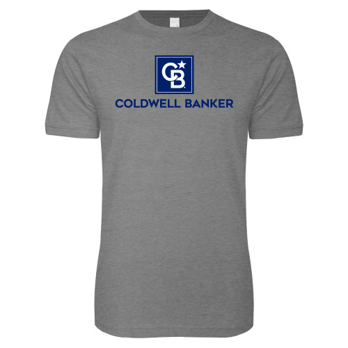 Next Level Heather Grey SoftStyle T Shirt-Framed Vertical Single