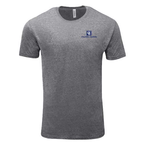 Threadfast Unisex Grey Triblend Tee-Framed Vertical Single