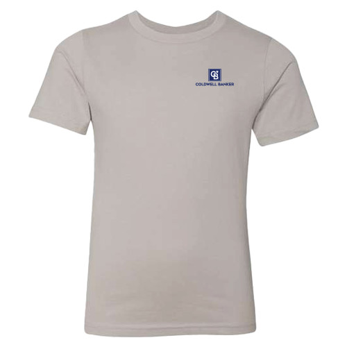 Next Level Youth Light Grey Cotton Tee-Framed Vertical Single