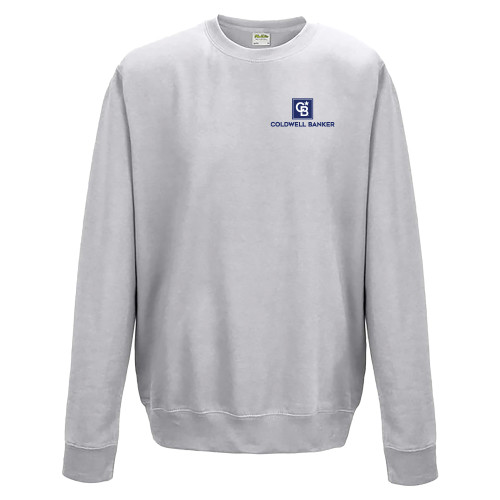 Just Hoods Ash College Fleece Crew-Framed Vertical Single