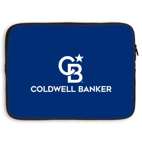 15 inch Neoprene Laptop Sleeve-Monogram Vertical Single