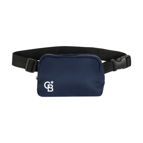 Anywhere Navy Belt Bag-Monogram Icon