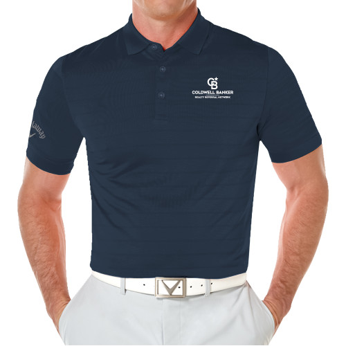 Callaway Navy Opti Vent Polo-Realty Referral Network Monogram Flat