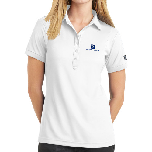 OGIO Womens White Jewel Polo-Framed Vertical Single