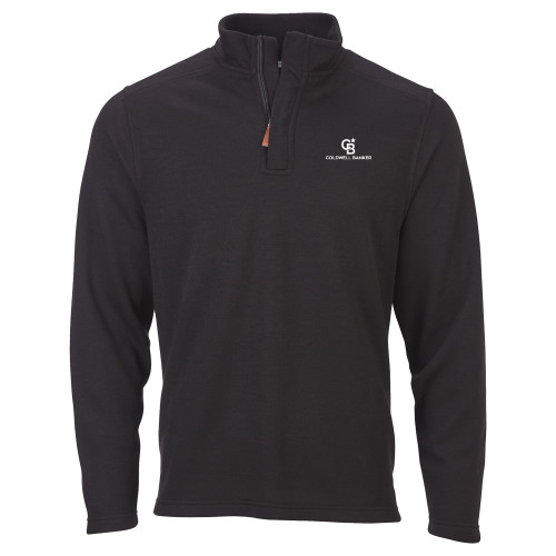 Boxercraft Black Sullivan 1/4 Zip-Monogram Vertical Single